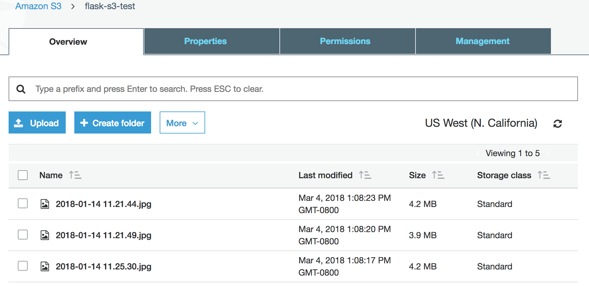 Amazon S3 Files Manually Uploaded