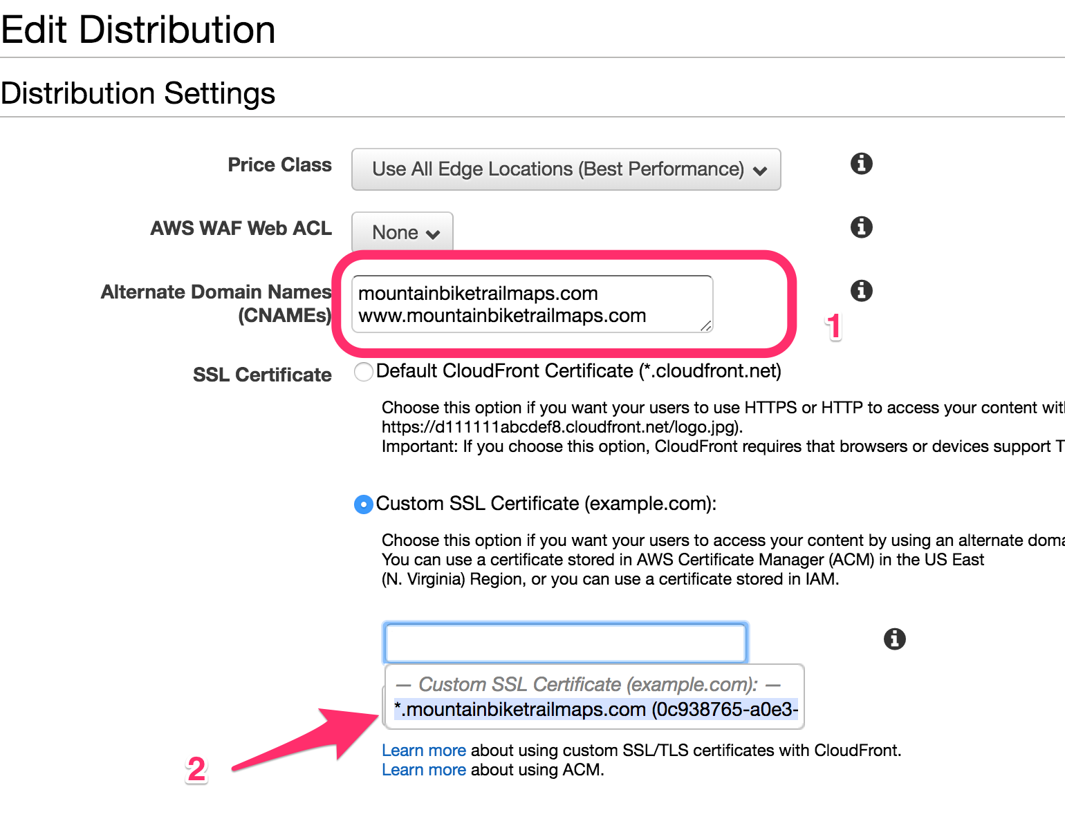 Edit distribution